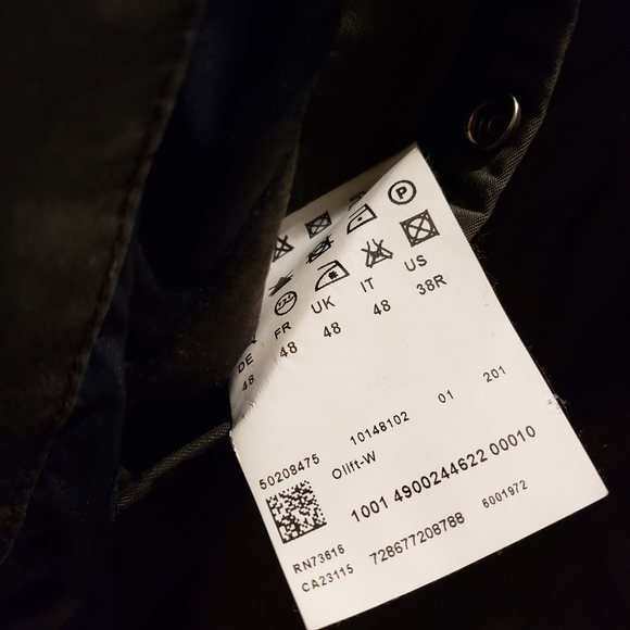 Men's Hugo Boss Brown Coat with Removable Inner Vest - Size 38R - Picture 5 of 10